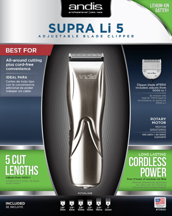 Машинка для стрижки волос SUPRA LI 5 ANDIS 73505 LCL-2